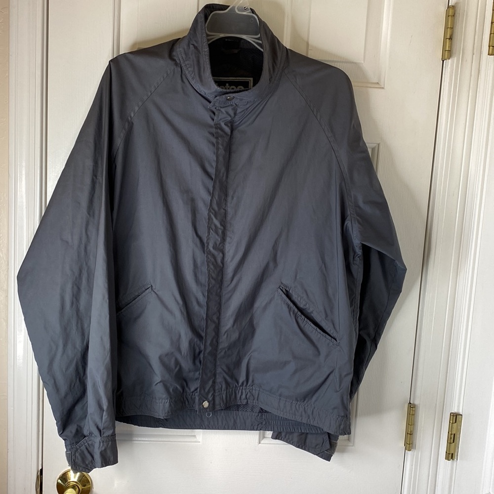 Totes Gray z vented Raincoat Water Rolls Right Off L